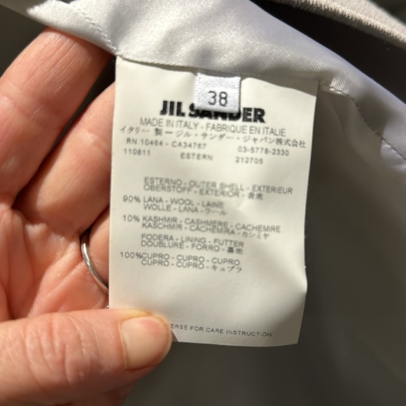 Jill Sanders wool/cashmere/fur coat - Picture 8 of 8